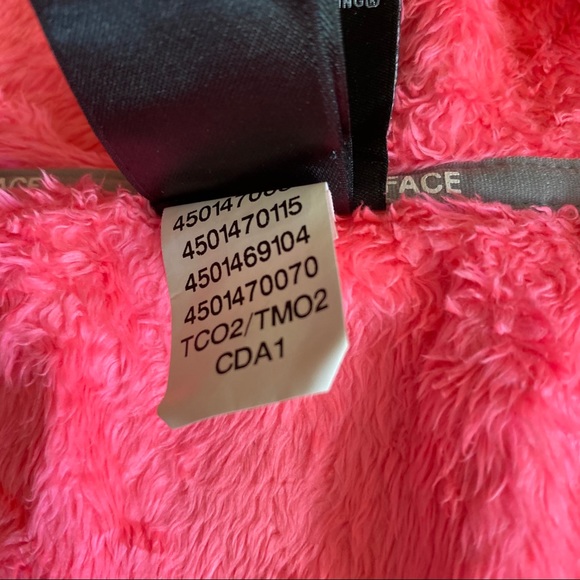 The NorthFace Neon Pink Orange Fluffly Zip Up - Picture 10 of 10
